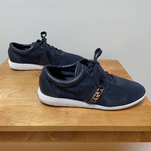 Cole Hann blue suede sneakers - Picture 2 of 4